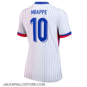 Ranska Kylian Mbappe #10 Vieraspaita Naisten EM-Kisat 2024 Lyhythihainen